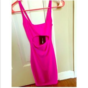 Pink neon dress